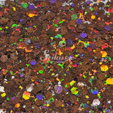 Chocolat Holographic Chunky Glitter - Brown Glitter